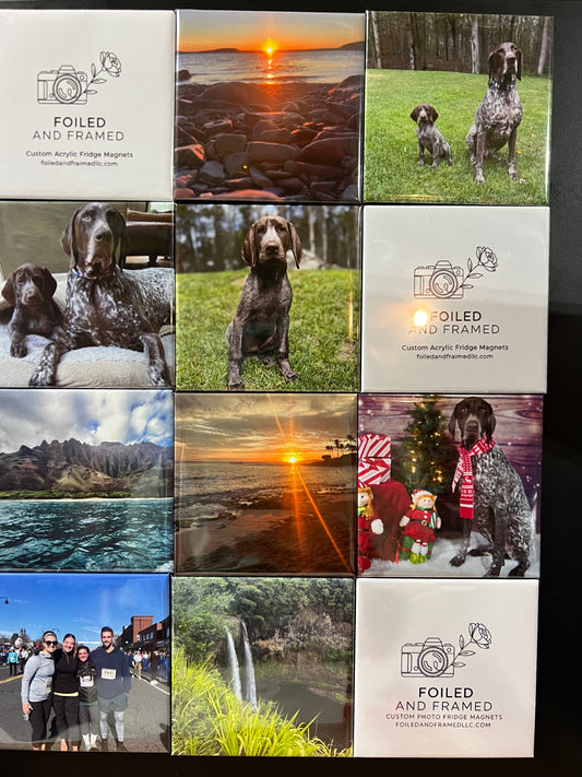 2.5" x 2.5" Custom Photo Magnet