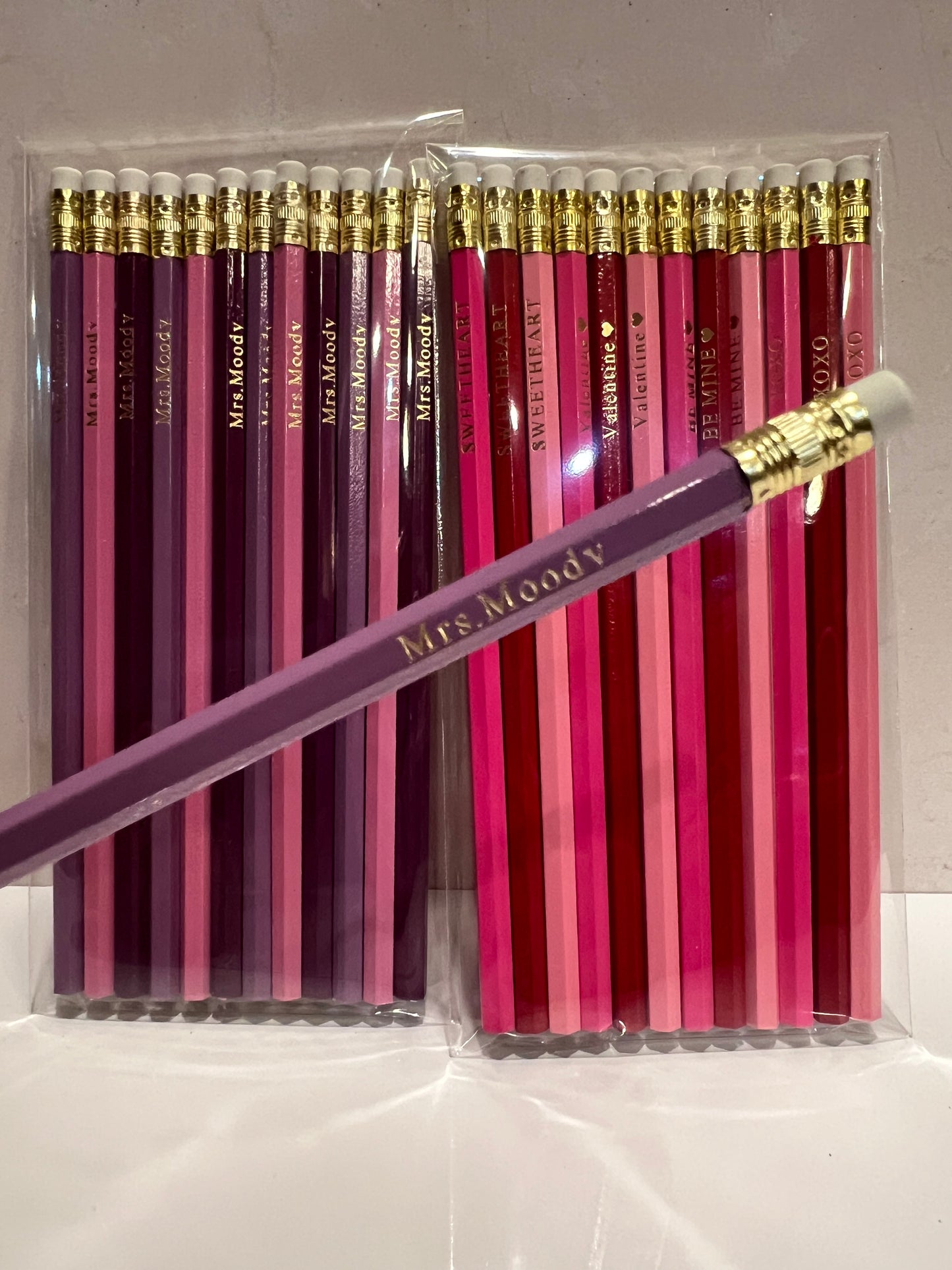 Personalized Pencils- Set of 6 or 12